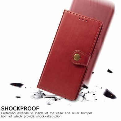 Чехол-книжка Polera Book для Xiaomi Redmi Note 10 Pro / 10 Pro Max Красный