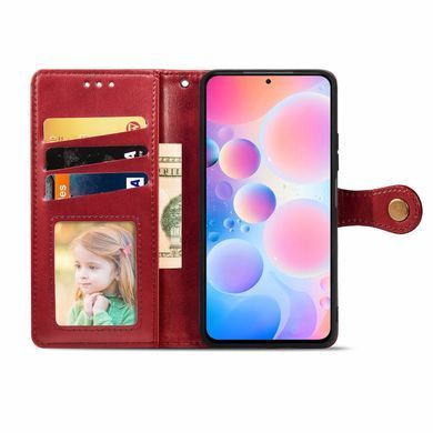 Чехол-книжка Polera Book для Xiaomi Redmi Note 10 Pro / 10 Pro Max Красный