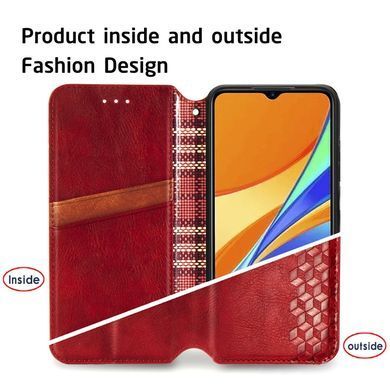 Чехол-книжка Tessero Book для Xiaomi Redmi 9C / Redmi 10A Красный