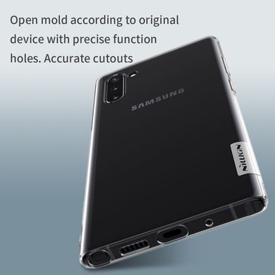 TPU чехол Nillkin Nature для Samsung N970F Galaxy Note 10 Прозрачный