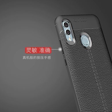 Захисний чохол Leather для Huawei P Smart 2019 / Huawei Honor 10 Lite Чорний