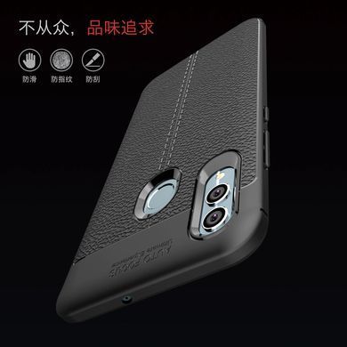 Захисний чохол Leather для Huawei P Smart 2019 / Huawei Honor 10 Lite Чорний