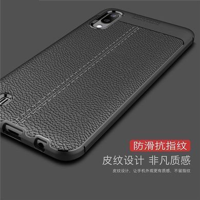 Захисний чохол Leather для Samsung A015F Galaxy A01 Чорний