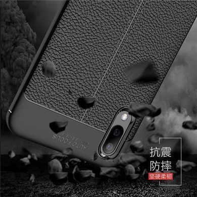 Захисний чохол Leather для Samsung A015F Galaxy A01 Чорний
