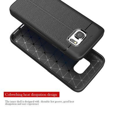 Защитный чехол Leather для Samsung G930F Galaxy S7 Красный