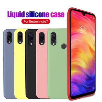 Защитный чехол Liquid Case Full Cover для Xiaomi Redmi Note 7 Pro Бежевый