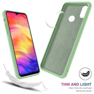 Защитный чехол Liquid Case Full Cover для Xiaomi Redmi Note 7 Pro Бежевый