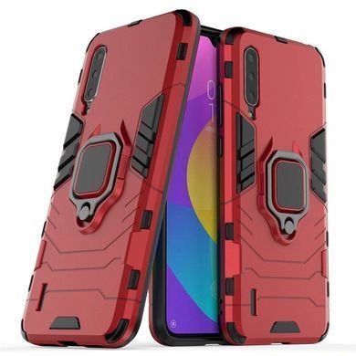 Защитный чехол Strong Guard Ring для Xiaomi Mi A3 / Mi CC9e Красный