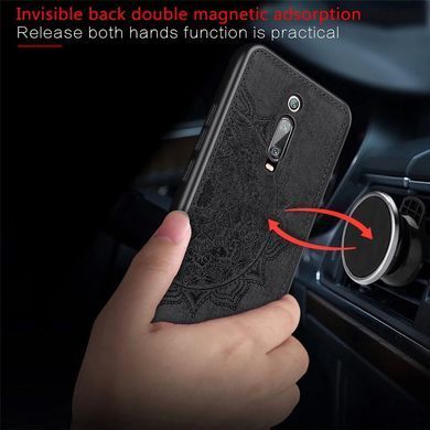 Защитный чехол Textile Decor для Xiaomi Redmi K20 / K20 Pro / Mi 9T / Mi 9T Pro Черный