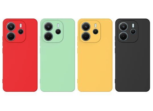 Защитный чехол Liquid Case Full Camera для Xiaomi Redmi Note 14 5G Красный