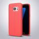 Защитный чехол Leather для Samsung G930F Galaxy S7 Красный