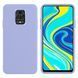 Захисний чохол Liquid Case Full Cover для Xiaomi Redmi Note 9 Pro / Redmi Note 9S / Redmi Note 9 Pro Max Бузковий