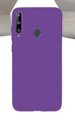 Защитный чехол Liquid Case Full Cover для Huawei P40 Lite E / Y7p Фиолетовый