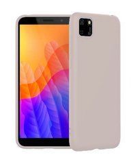 Защитный чехол Liquid Case Full Cover для Huawei Y5p Бежевый