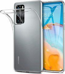 TPU чохол Strong Clear 0,5mm для Huawei P40 Прозорий