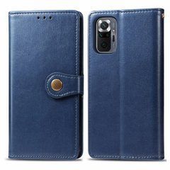 Чехол-книжка Polera Book для Xiaomi Redmi Note 10 Pro / 10 Pro Max Синий