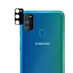 Защитное стекло на камеру Frame для Samsung M215F Galaxy M21 Черный