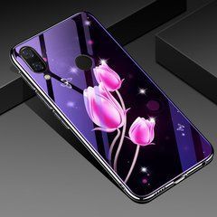 Захисний чохол Fantasy з глянцевими торцями для Huawei P Smart Plus (тюльпани) Рожевий