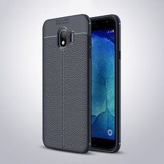 Захисний чохол Leather для Samsung J400 Galaxy J4 2018 Синій