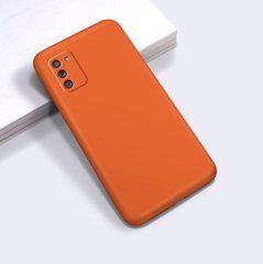 Защитный чехол Liquid Case Full Camera для Samsung A025 Galaxy A02s Оранжевый