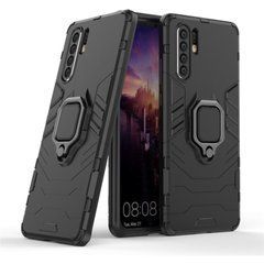 Защитный чехол Strong Guard Ring для Huawei P30 Pro Черный