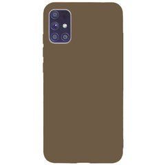 Защитный чехол TPU Softon для Samsung A715F Galaxy A71 2020 Коричневый