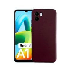 Захисний чохол Liquid Case Full Camera для Xiaomi Redmi A1 / Redmi A2 Бордовий