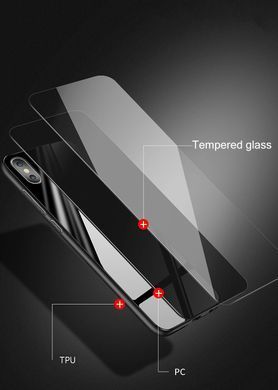 Защитный чехол Glass для Xiaomi Mi Mix 2S Черный