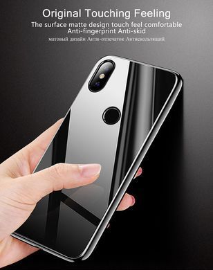 Защитный чехол Glass для Xiaomi Mi Mix 2S Черный