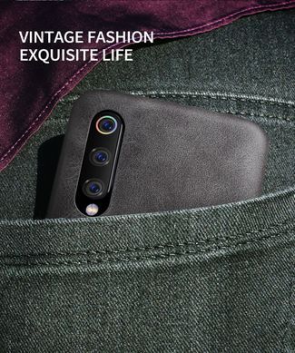 Защитный чехол X-level Vintage для Xiaomi Mi9 Черный