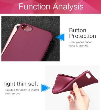Защитный чехол X-level Guardian для iPhone 7 / iPhone 8 / SE 2020 (4.7") Золотистый