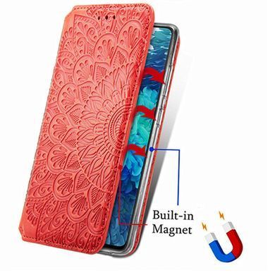 Чохол-книжка Flower Book для Samsung Galaxy A52 2021 / A52s 5G Червоний
