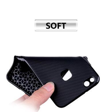 Захисний чохол Carbon TPU для Huawei P10 Lite Чорний