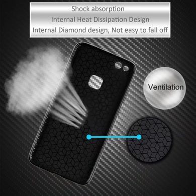 Захисний чохол Carbon TPU для Huawei P10 Lite Чорний