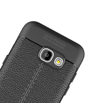 Защитный чехол Leather для Samsung A320F Galaxy A3 2017 Красный