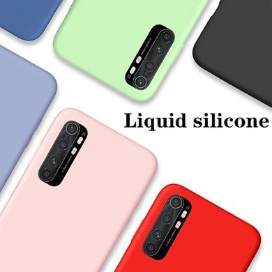 Защитный чехол Liquid Case Full Cover для Xiaomi Mi Note 10 Lite Бежевый