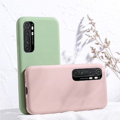 Защитный чехол Liquid Case Full Cover для Xiaomi Mi Note 10 Lite Бежевый
