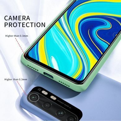 Защитный чехол Liquid Case Full Cover для Xiaomi Mi Note 10 Lite Бежевый