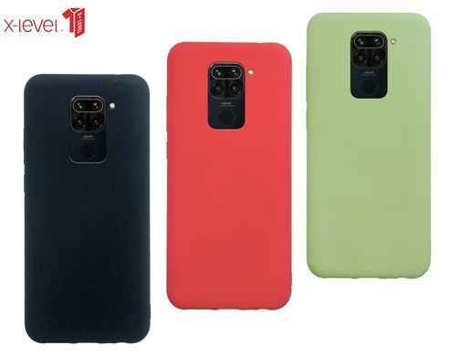 Защитный чехол X-level Dynamic для Xiaomi Redmi Note 9 / Redmi 10X Красный