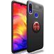 Захисний чохол Color Ring для Xiaomi Redmi Note 7 Pro Чорний / Червоний