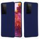 Защитный чехол Liquid Case Full Cover для Samsung Galaxy S21 Ultra Dark Blue
