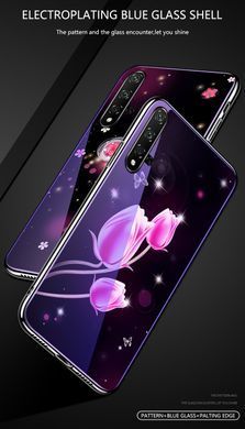 Захисний чохол Fantasy з глянцевими торцями для Huawei Honor 20 (місяць) Блакитний