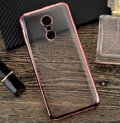 TPU чехол Electro-plating для Xiaomi Redmi 5 Розовый