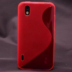 Чохол TPU S-line для LG P970 Червоний
