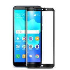 Защитное стекло 4D Plus для Huawei Y5 Prime 2018 / Huawei Honor 7A Черный
