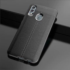 Захисний чохол Leather для Huawei P Smart 2019 / Huawei Honor 10 Lite Чорний