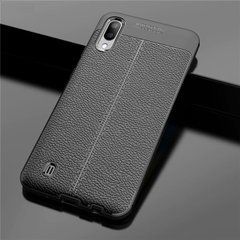 Захисний чохол Leather для Samsung A015F Galaxy A01 Чорний