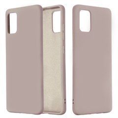 Захисний чохол Liquid Case Full Cover для Samsung A415F Galaxy A41 Бежевий