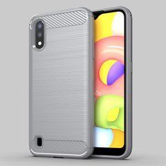 Защитный чехол Slim TPU для Samsung A015F Galaxy A01 Серый