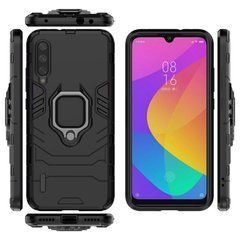 Защитный чехол Strong Guard Ring для Xiaomi Mi A3 / Mi CC9e Черный